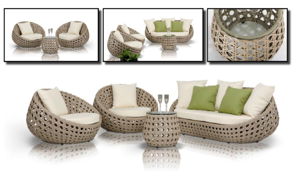 Outdoor Rattan Wicker Sofa sets 14