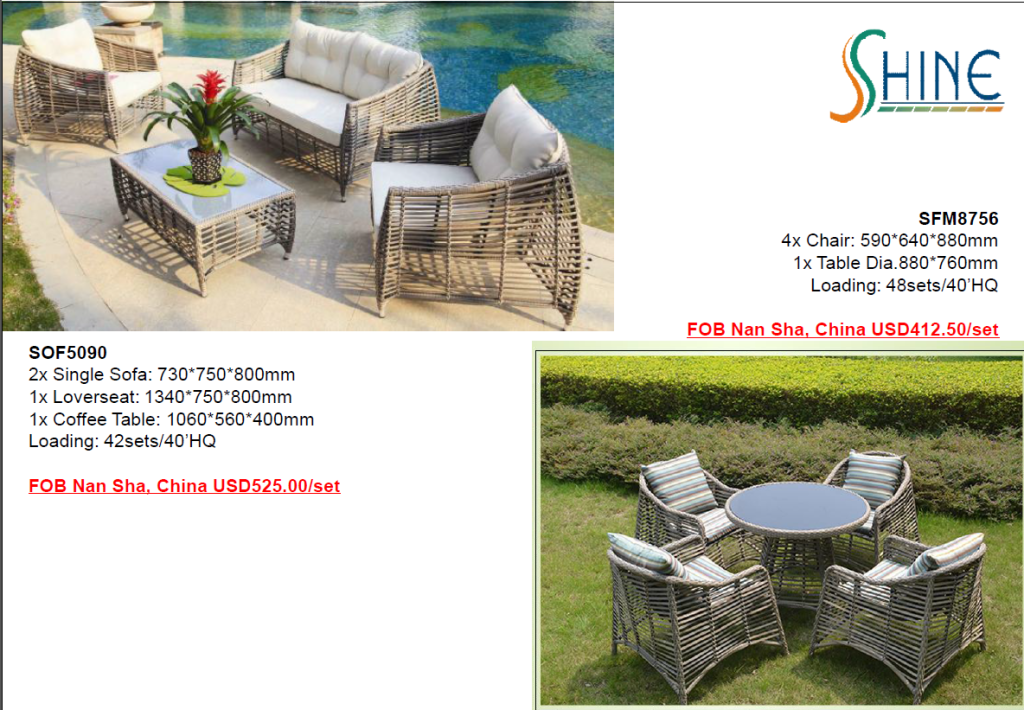 outdoor rattan dining furniture 12