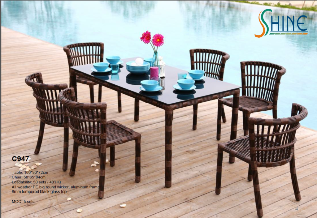 outdoor rattan dining furniture 19