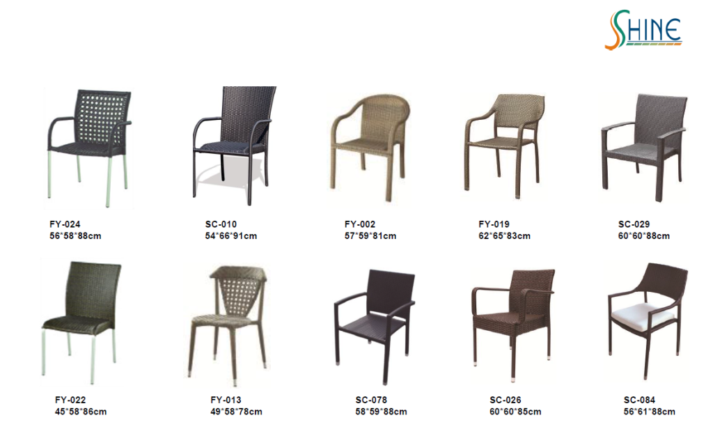 rattan chair for hotel and restaurants 07