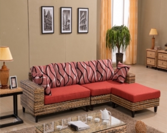 Rattan + Seagrass Sofa series 01
