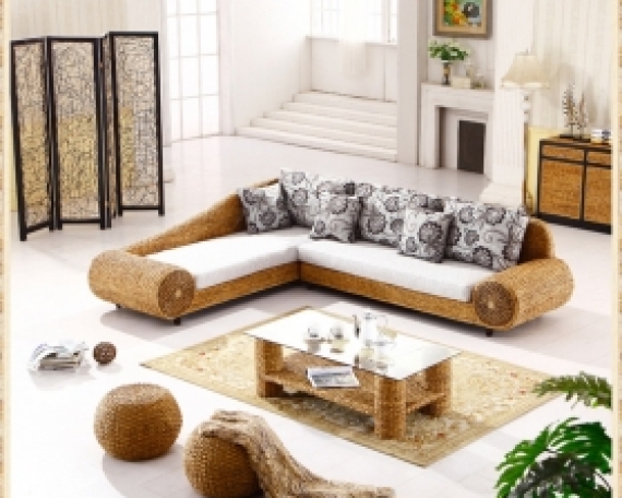 Rattan + Seagrass Sofa series 05