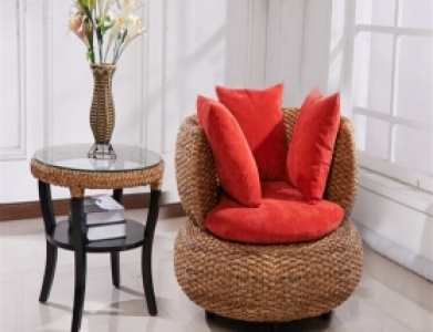 Rattan + Seagrass Arm Chair 03