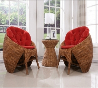 Rattan + Seagrass Arm Chair 06