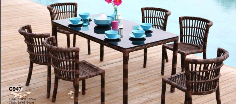 Outdoor Rattan Dinging Furniture
