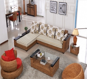 Rattan + Seagrass Sofa series 08