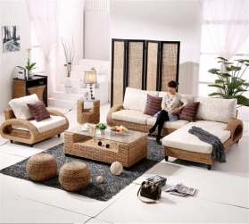 Rattan + Seagrass Sofa series 19