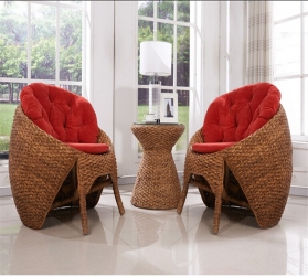 Rattan + Seagrass Arm Chair 06