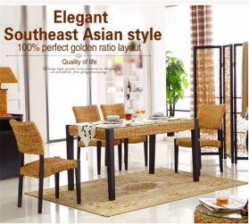 Rattan + Seagrass Dining Sets 05